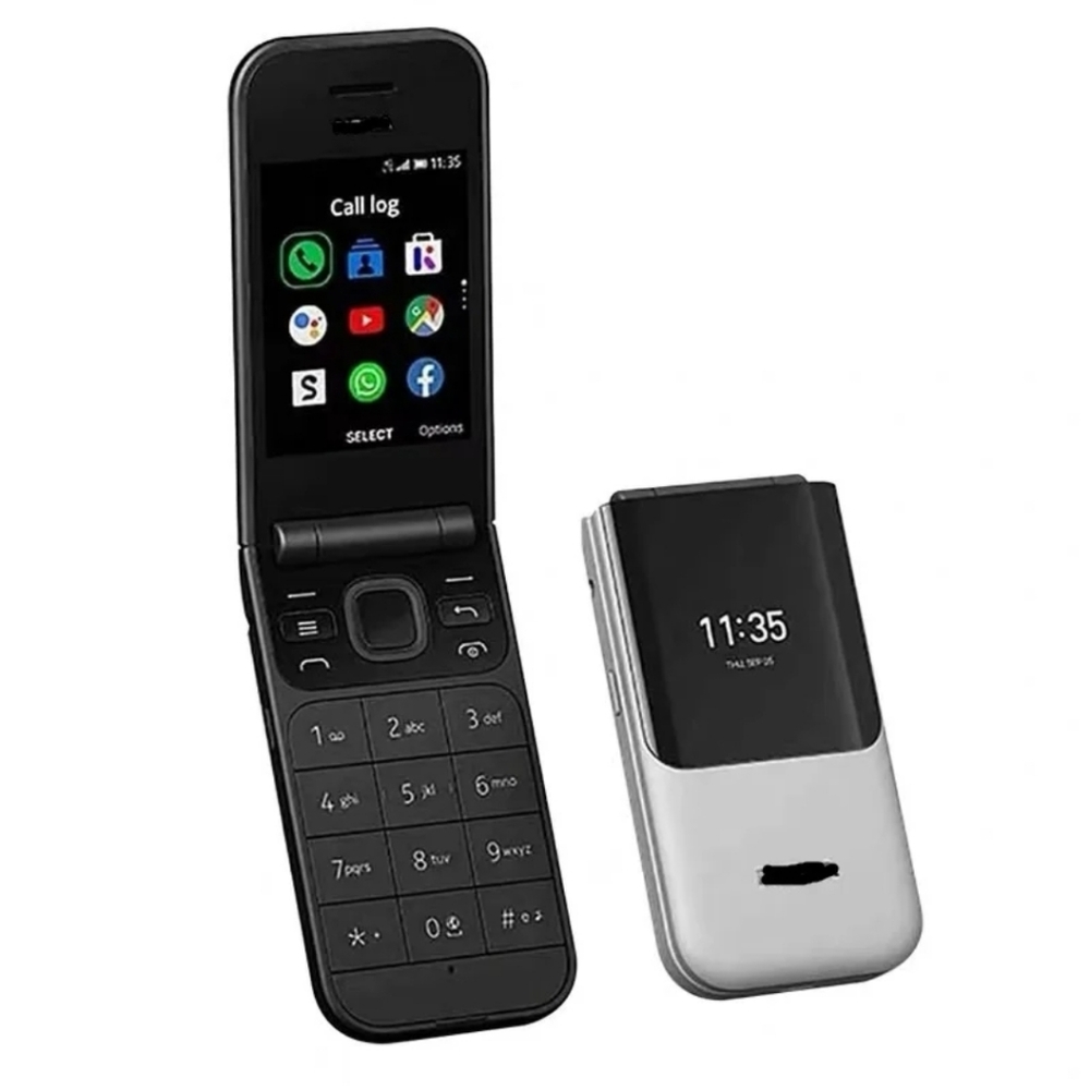 Brand New Nokia 2720 - 2G White (Unlocked) (DUAL SIM)
